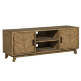 Clovelly designer solid Acacia Entertainment unit TV stand L